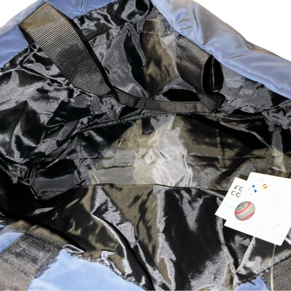 Atlanta Braves - nylon drawstring duffle bag- brand NWT- blue - 3 available - Picture 9 of 11